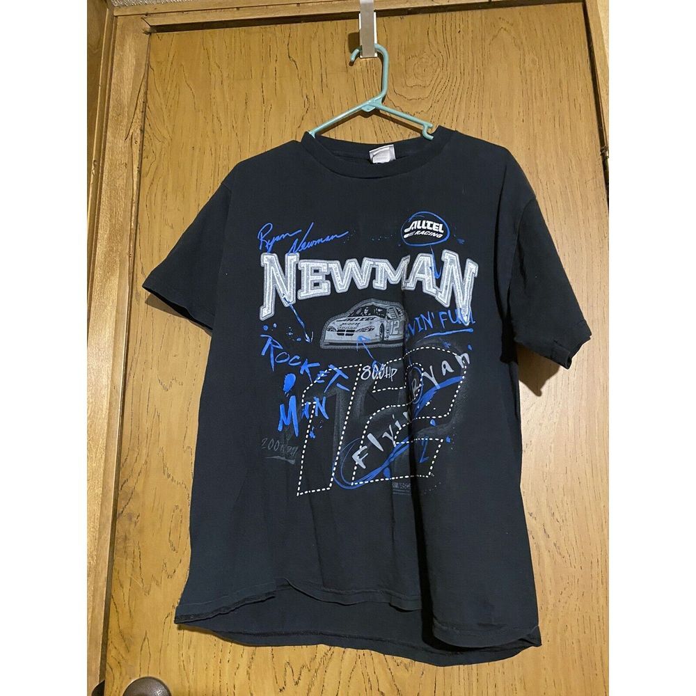 Chase Authentics Ryan Newman‎ Flyin Ryan Alltel Racing T-Shirt Med Black